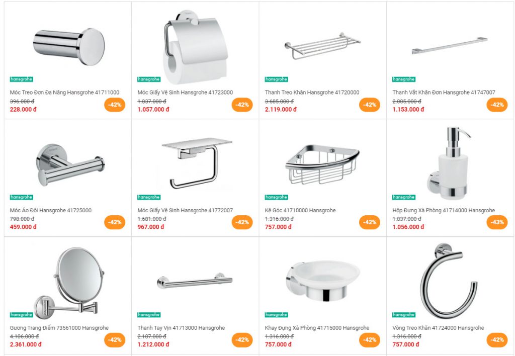 Phụ kiện phòng tắm Hansgrohe